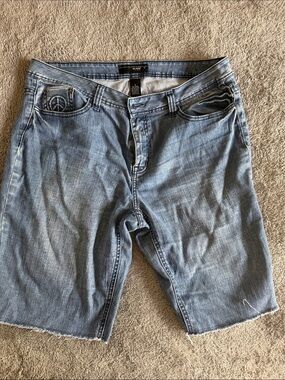 Venezia Light Blue Denim Jean Shorts
